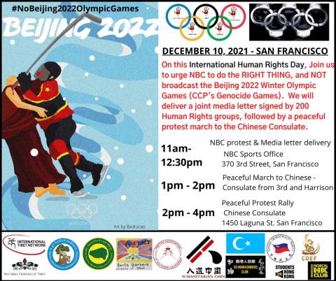 No Beijing Olympics poster